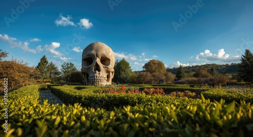 Scenic view capturing a sku...