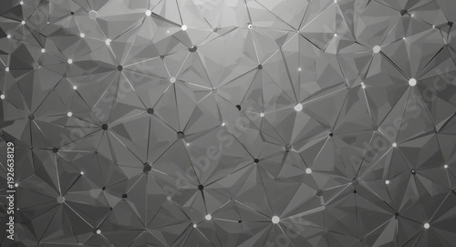 Polygonal gray network back...