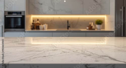 Modern marble kitchen table...
