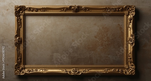 Baroque themed vintage mock...
