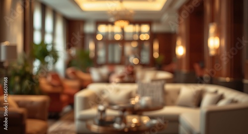 Luxury hotel lounge featuri...