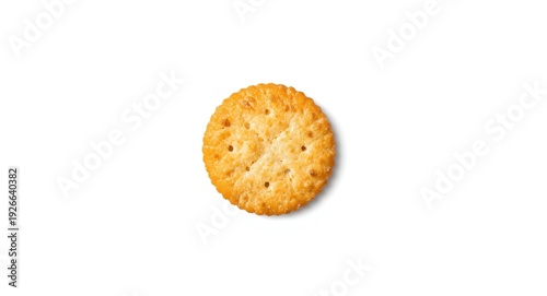 Top view of crunchy cracker...