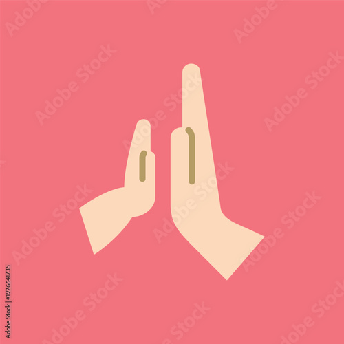 親子の手アイコン