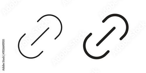 Link icon collection with multiple styles. EPS10