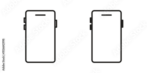 Mobile icon collection with multiple styles. EPS10
