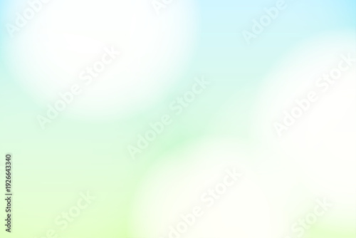 淡い緑のソフトグラデーション抽象背景素材
