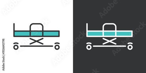 手術用ベッドアイコン