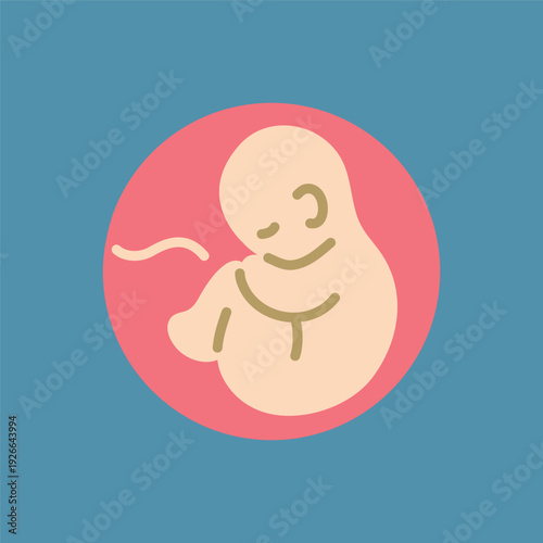 赤ちゃんのエコー検査アイコン