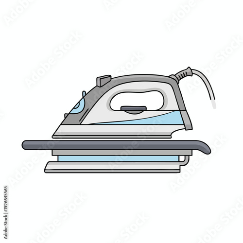 Modern Electric Iron for Home Clothing Care and Fabric Pressing