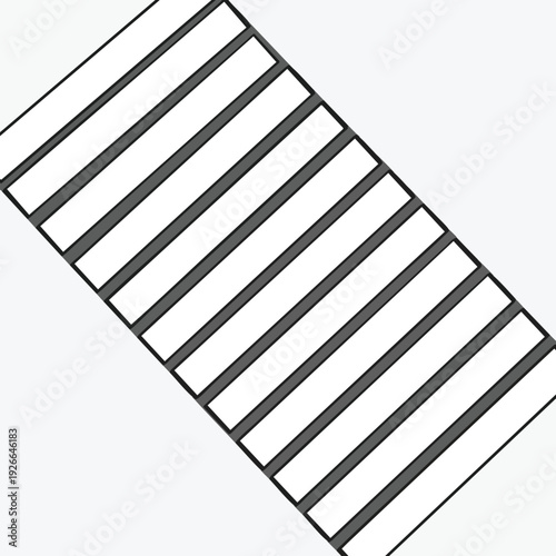 Modern Metal Ladder with Sharp Angle Design for Construction and Maintenance Work