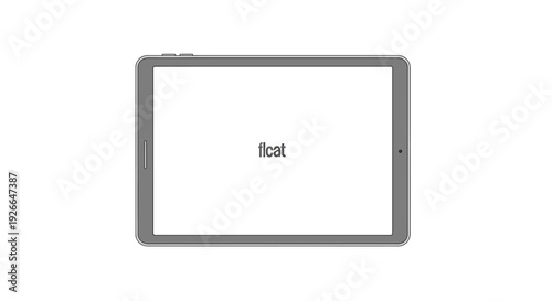 Apple iPad tablet device screen.