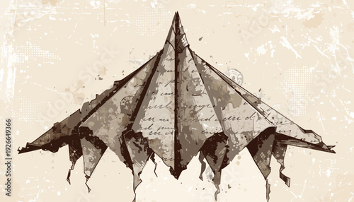 A vector illustration of a key, symbolizing unlock, freedom, and creativity, from a whimsical viewpoint