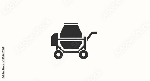 Cement Mixer Construction Equipment Machine.