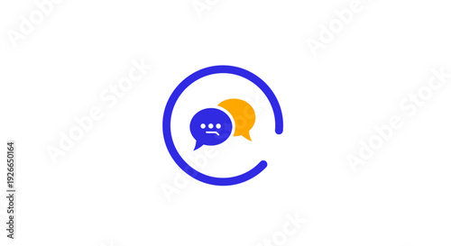 Chat Speech Bubbles Communication Symbol.