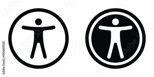 Accessibility icon, Universal accessibility sign, Accessibility icon PNG