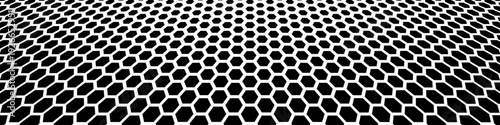 Half tone gradient hexagon fade texture background for banner, web site, poster, bussines card, visualization big data. Futuristic honeycomb abstract backdrop
