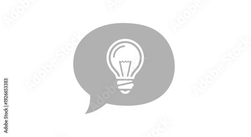 Light Bulb Idea Concept Symbol.
