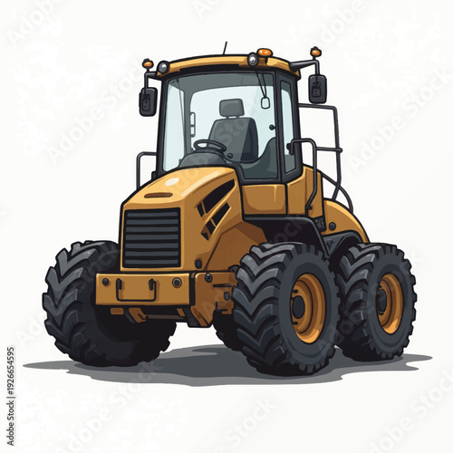 Heavy Duty Wheel Loader Construction Vehicle.