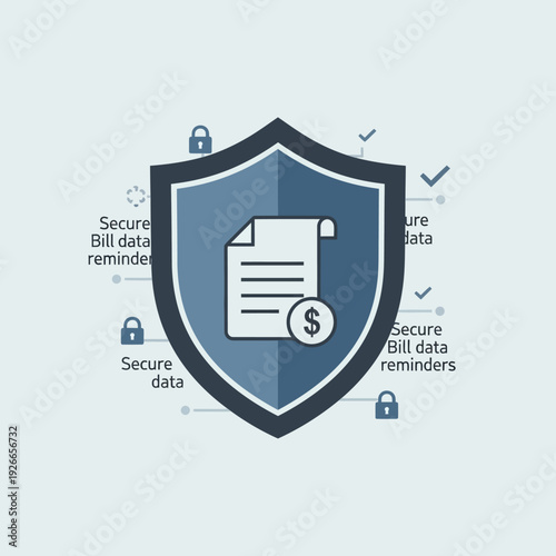 Shield Protecting Financial Document Security.