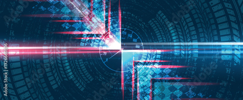 Abstract fast racing speed formula background