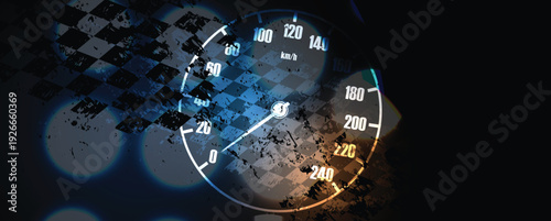 Abstract fast racing speed formula background