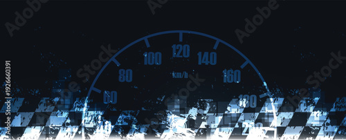 Abstract fast racing speed formula background