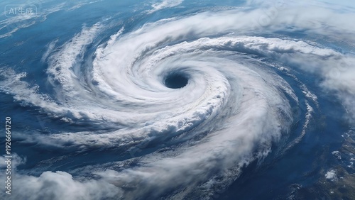 Hurricane from space