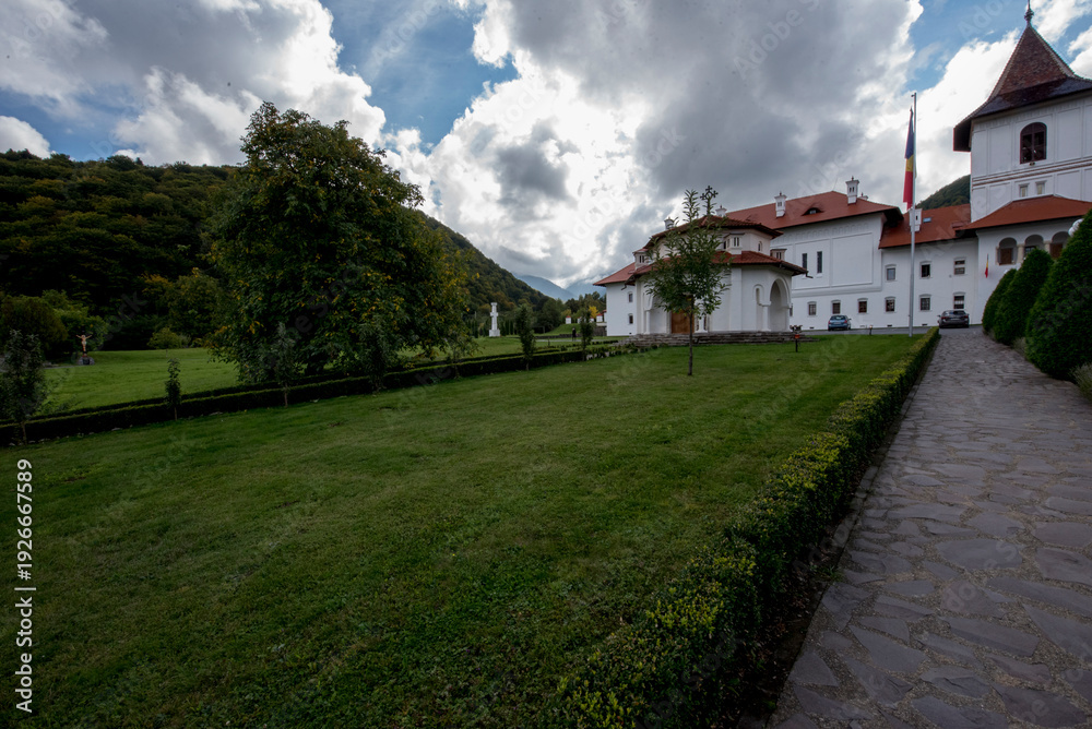 Fototapeta premium castle in the village