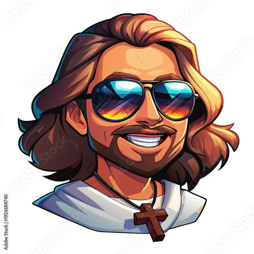 giovane prete con gli occhiali da sole 02