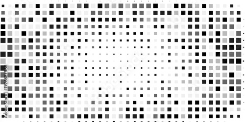 Geomatric shape pixelet glitch seamless pattern modern creative texture background noise halftone abstract square repeatable grid wallpaper