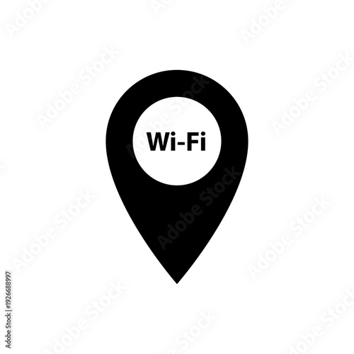 Location icon + Wi-Fi symbol