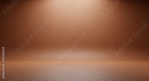 brown abstract background with spotlight.