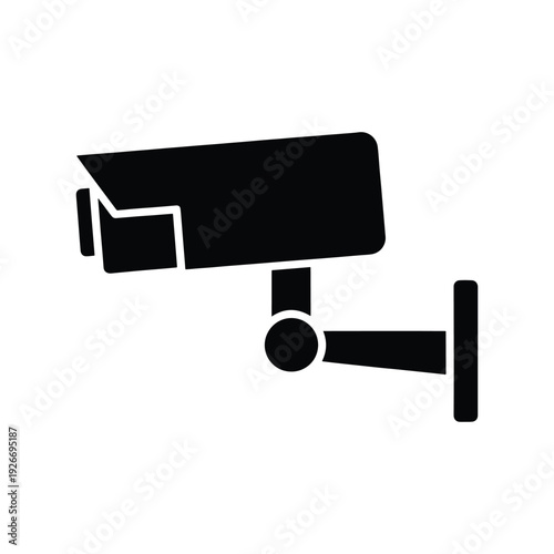Security Camera Silhouette Icon