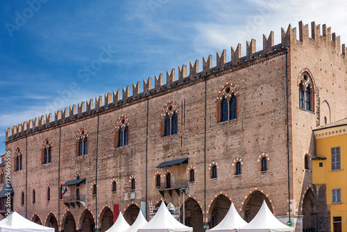 Wallpaper Mural Palazzo Bonacolsi (also known as Palazzo Castiglioni) is a 13th-century aristocratic Gothic palace located in the centre of Mantua in Piazza Sordello. Mantua, Italy Torontodigital.ca