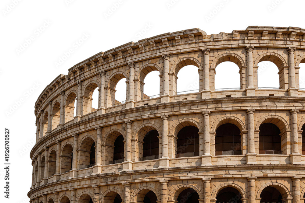 Fototapeta premium The Colosseum of Rome, Italy, Historic Architecture