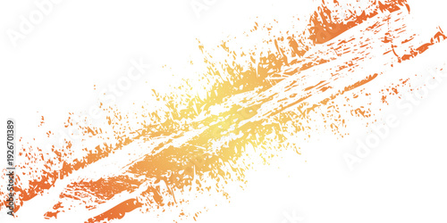 yellow and orange grunge texture on isolated background. Vektor modern. EPS 10