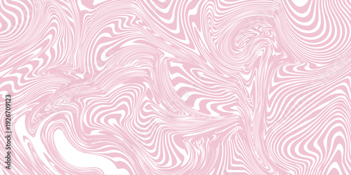 Pink candy pattern background. Abstract vector melted caramel texture. Strawberry cream swirls. Liquid mousse background. Psychedelic trippy raspberry ice cream.
