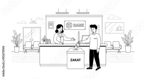 Customer Service Representative at Counter.