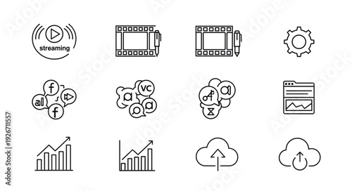 set of different icons