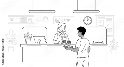 Doctor Consulting Patient at Desk.