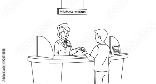 Doctor Consulting with Patient at Desk.