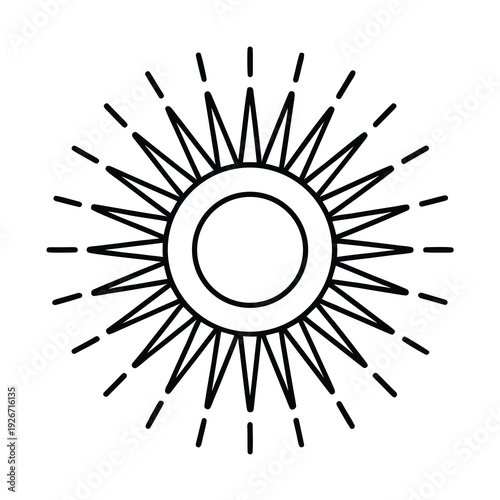 sunshine ray icon