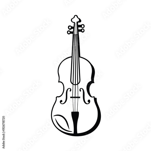 violoncello cello musical instrument silhouette