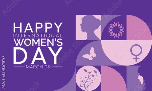 International Women's Day is celebrated  on the 8th of March annually around the world. It is a focal point in the movement for women's rights. Vector illustration design.