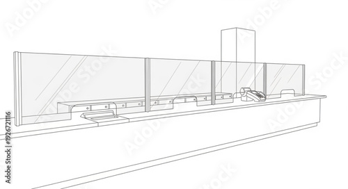 Industrial Factory Buildings and Pipes.