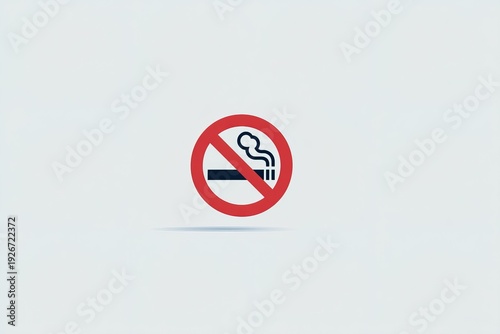 Free Download A no smoking sign shows a cigarette with a red line through it. This sign aims to inform people that smoking is not allowed in this area to maintain cleanliness and health - GFXLoad