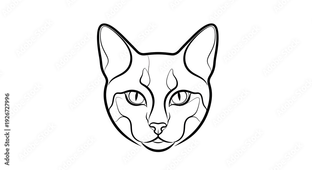 Fototapeta premium wolf head vector illustration