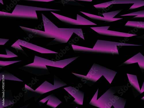Background with abstract forged carbon fiber vector pattern with randomly arranged dark purple and black fragments, creating a modern and futuristic texture.	