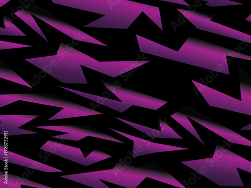 Background with abstract forged carbon fiber vector pattern with randomly arranged dark purple and black fragments, creating a modern and futuristic texture.	