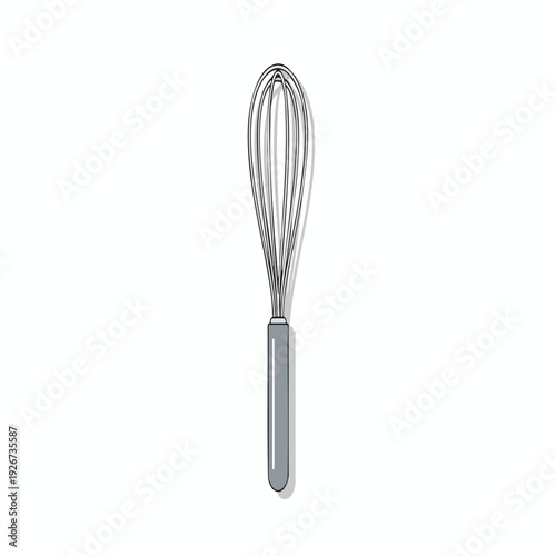 Stainless Steel Hand Whisk for Culinary and Baking Use